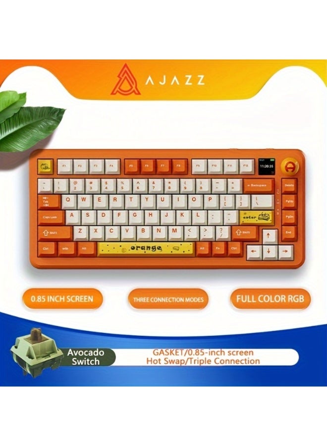 إيه جاز AJAZZ AK820 MAX HE تأثير قاعة لوحة المفاتيح الألعاب المغناطيسية ، التشغيل القابل للتعديل ، معدل الاستطلاع 8 كيلو هرتز ، لوحة المفاتيح السريعة السلكية ، طوق كريمي ، إضاءة خلفية RGB ، NKRO للفوز / ماك - Image 2