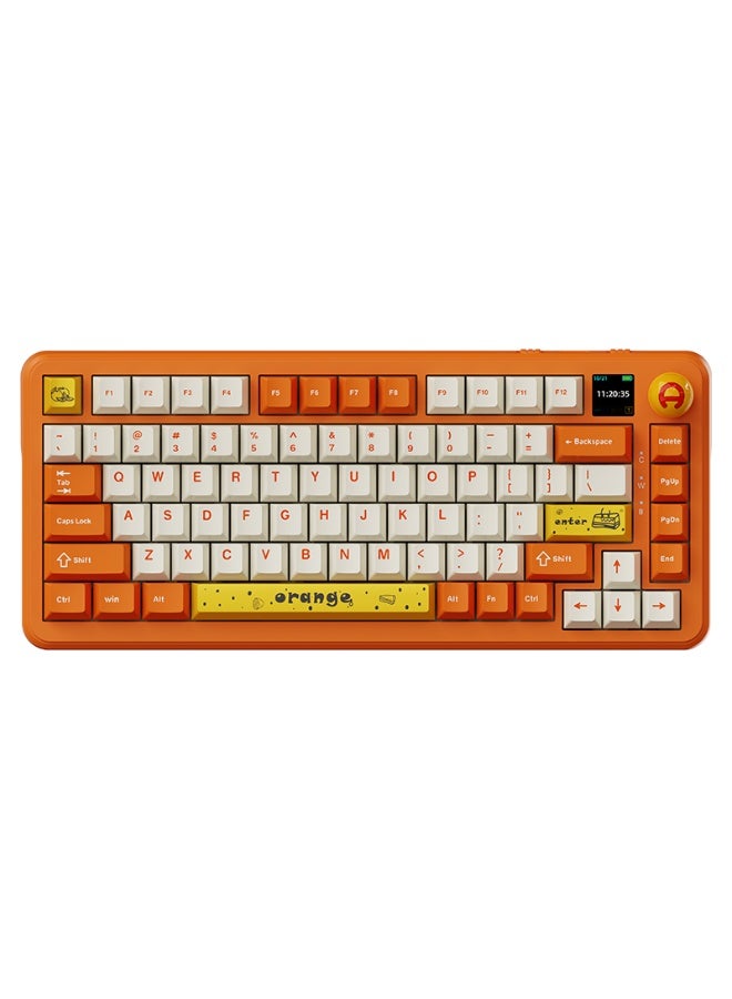 إيه جاز AJAZZ AK820 MAX HE تأثير قاعة لوحة المفاتيح الألعاب المغناطيسية ، التشغيل القابل للتعديل ، معدل الاستطلاع 8 كيلو هرتز ، لوحة المفاتيح السريعة السلكية ، طوق كريمي ، إضاءة خلفية RGB ، NKRO للفوز / ماك - Image 1