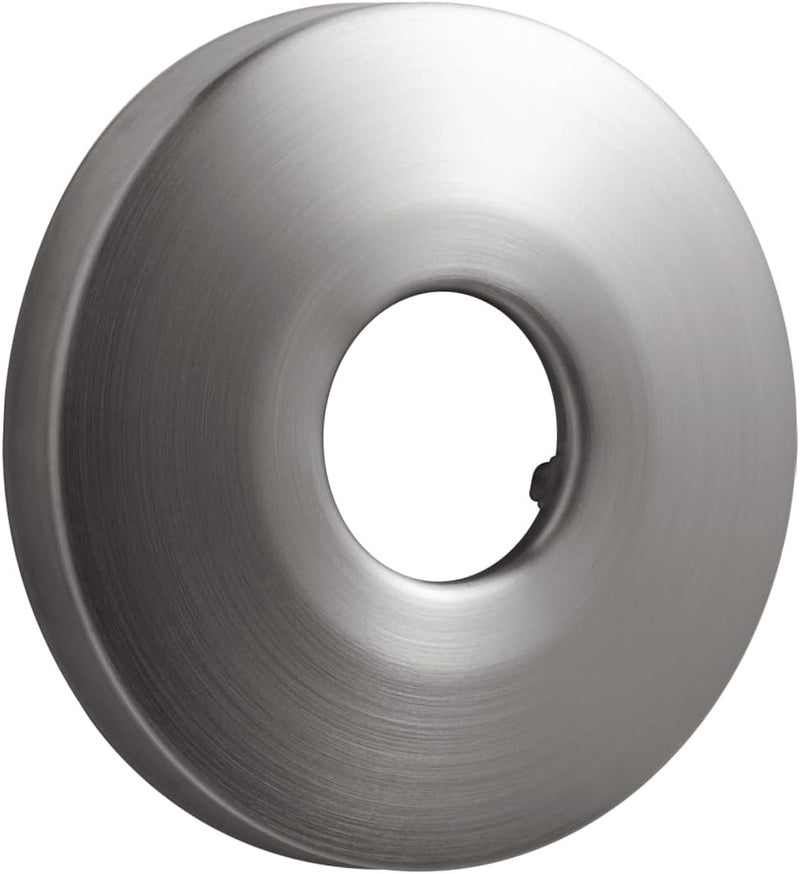 Offo Shower Arm Flange Brushed Nickel 2.5 Inches in Outer Diameter Replacement Shower Head Arm Escutcheon Plate Suitable for Most Brands Shower Head Arms - Image 1