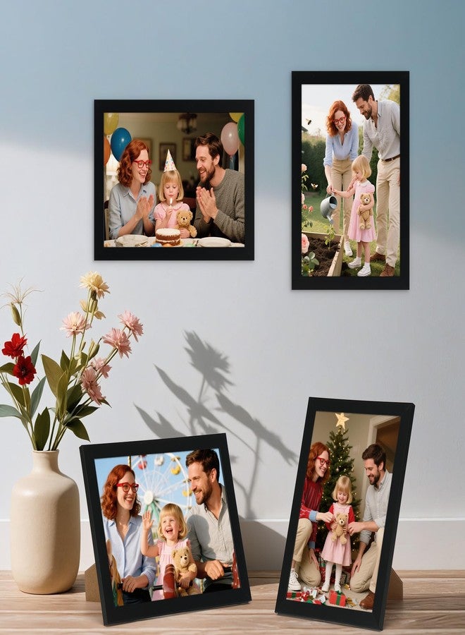 جيفت جاردن مجموعة إطارات صور جيفت جاردن سوداء مقاس 5×7، 16 إطارًا، خفيفة الوزن، مناسبة للتعليق على الحائط أو وضعها على الطاولة، مثالية للمنزل أو المكتب أو غرفة المعيشة. - Image 2