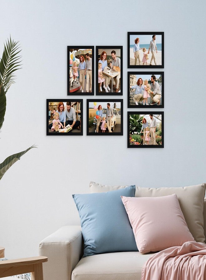 جيفت جاردن مجموعة إطارات صور جيفت جاردن سوداء مقاس 5×7، 16 إطارًا، خفيفة الوزن، مناسبة للتعليق على الحائط أو وضعها على الطاولة، مثالية للمنزل أو المكتب أو غرفة المعيشة. - Image 4