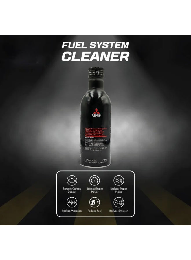 Mitsubishi Motors Genuine Fuel System Cleaner II (For Gasoline) - MZ100728EX 200ml: High-Performance Additive for Restoring Engine Power, Reducing Carbon Deposits, Engine Noise, Vibration, Fuel Consumption, and Emissions (Recommended Every 10,000 km) - Image 3
