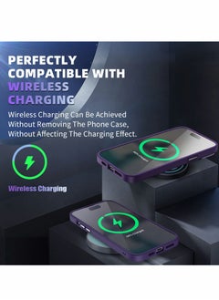 SYOSI Compatible with iPhone 14 Pro Max 6.7" Case Design, Military Grade Drop Protection, Skin-Friendly PC Back, Premium Camera Protection Ring, Scratch and Fingerprint Resistant (Dark Purple)  - Image 3