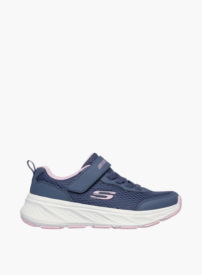 سكيتشرز Girls' EDGERIDE Sports Shoes with Hook and Loop Closure - 303981L-NVLV