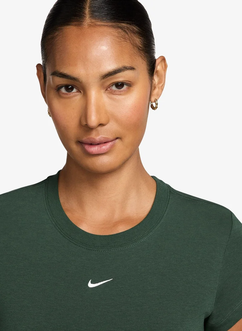 Nike FIR/(WHITE) Nsw Chill Knit Cropped Top for Women | Best Price UAE