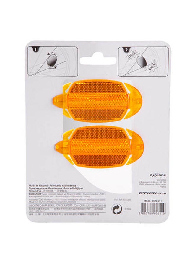 Btwin Bike Wheel Reflectors 100  - Image 3