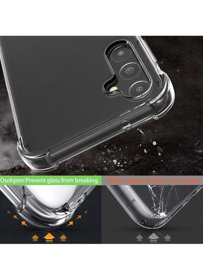 تين تك جراب شفاف بزوايا مضادة للصدمات من البولي يوريثين المقاوم للحرارة لموبايل سامسونج جالاكسي A34 من تين تك – شفاف - Image 4