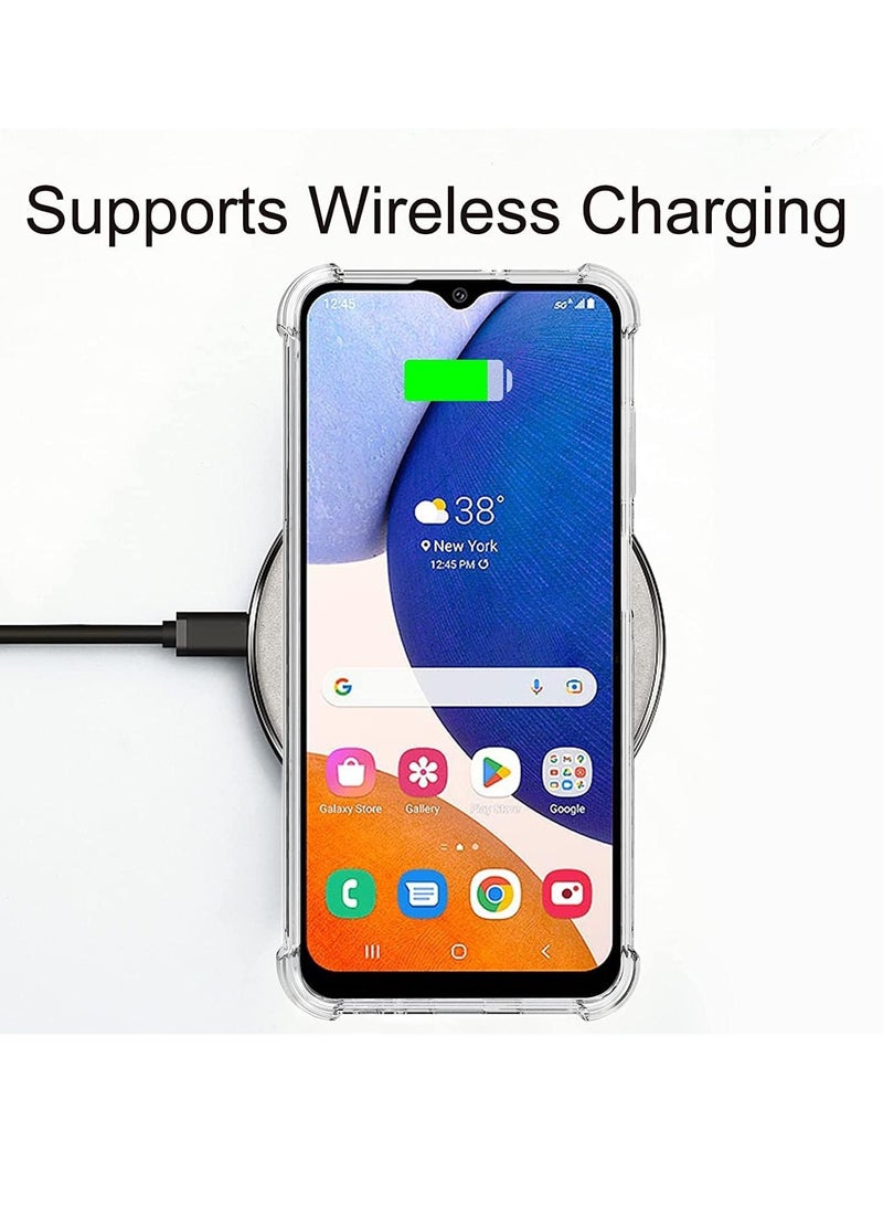 تين تك جراب شفاف بزوايا مضادة للصدمات من البولي يوريثين المقاوم للحرارة لموبايل سامسونج جالاكسي A34 من تين تك – شفاف - Image 5