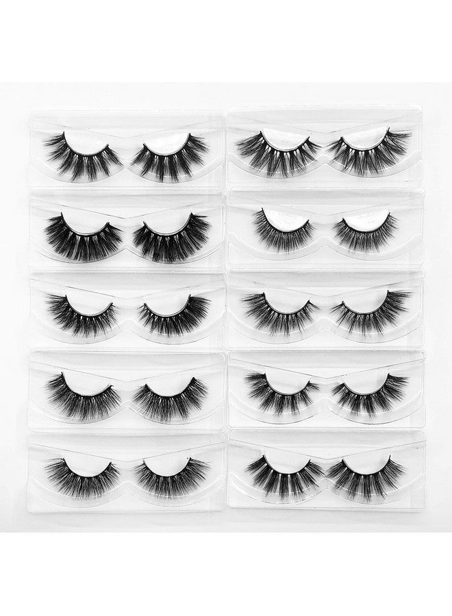 mikiwi Bulk Christmas Gifts Mikiwi 30 Pack Eyelashes, 12-20Mm 5D Fake Mink Eyelashes Wholesale, Fluffy Natural Volume Eye Lashes, Individual Package Faux Mink Lashes Wholesale - Image 3