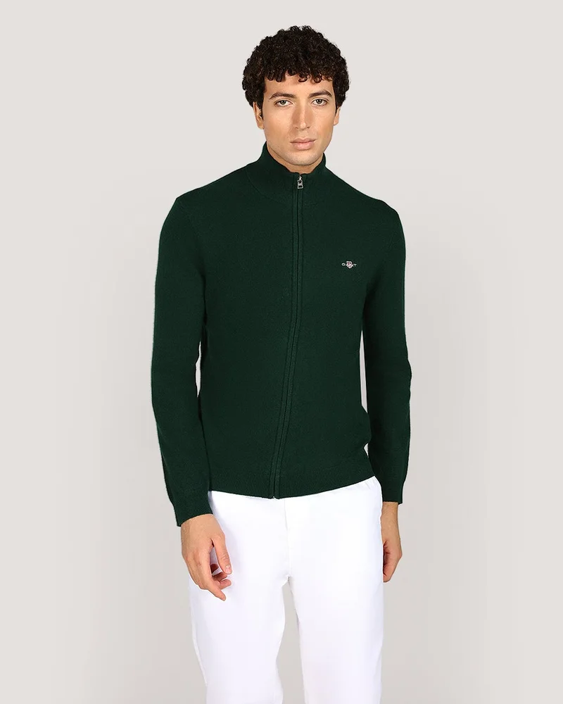 GANT Extrafine Lambswool Zip Cardigan