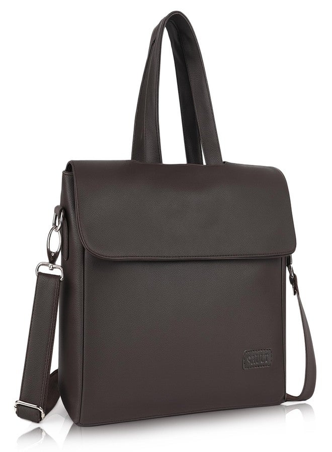 SAULT Vegan Leather Executive 13.5 inch Laptop Bag | Premium Office Laptop Messenger Bag for Men& Women | Formal with Shoulder Strap - Image 1