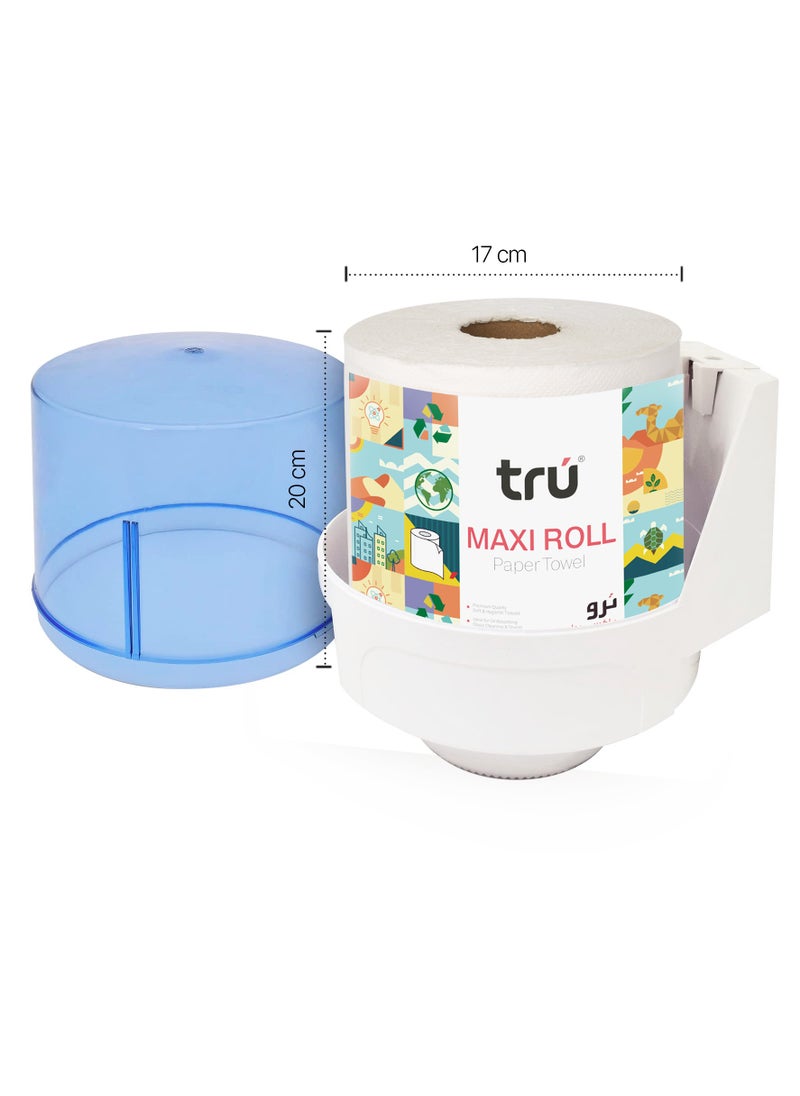 Tru Embossed Maxi Roll (Paper Towel) 550g 2Ply 6Rolls (Pack of 6)  - Image 3