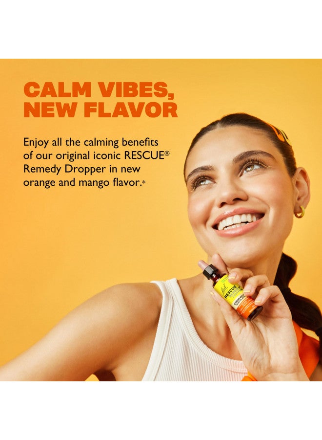 RESCUE Bach RESCUE Remedy, Orange Mango Flavor, Stress Relief, Homeopathic, Flower Essences, 20mL  - Image 4