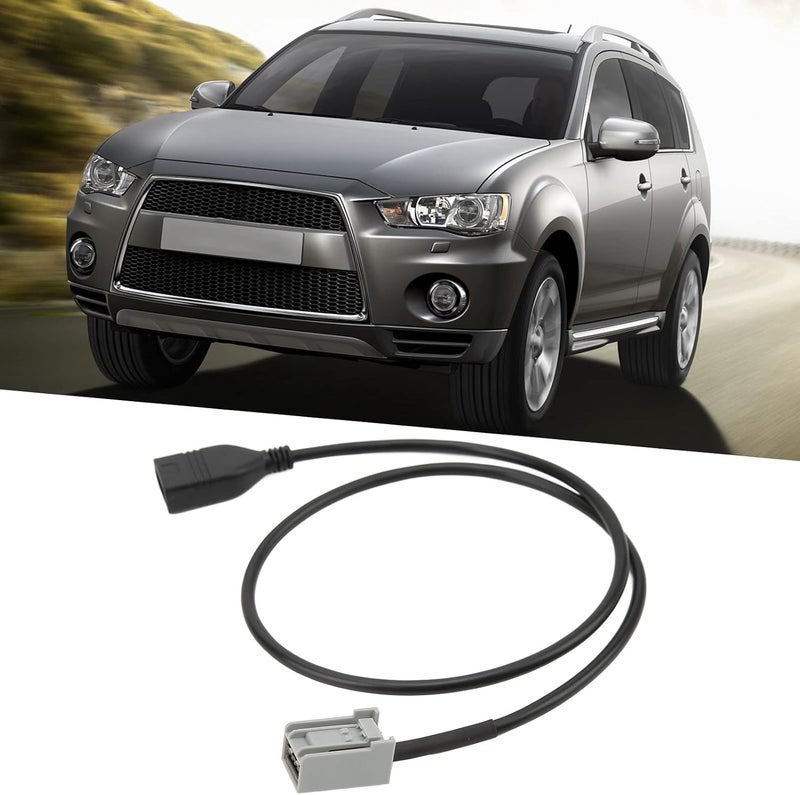 ويوبلز كابل محول USB AUX للسيارة 39114TF000 يدعم ملفات MP3 وMP4 وWMA، بديل مناسب لسيارة ASX موديل 2009 وما بعدها - Image 3