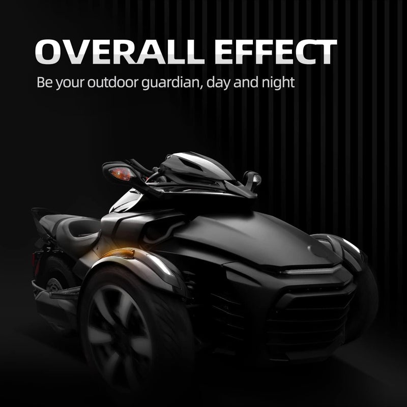 CPOWACE LED Front Fender Lights for Can Am Spyder F3 RS ST RT (2013-2018) - 2PCS - Image 5