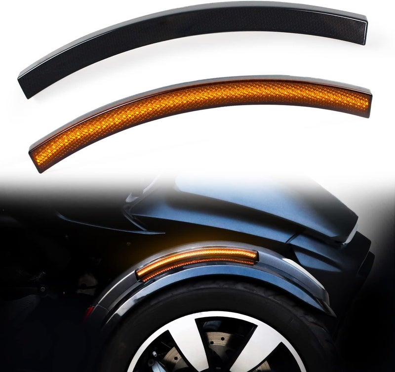 CPOWACE LED Front Fender Lights for Can Am Spyder F3 RS ST RT (2013-2018) - 2PCS - Image 1