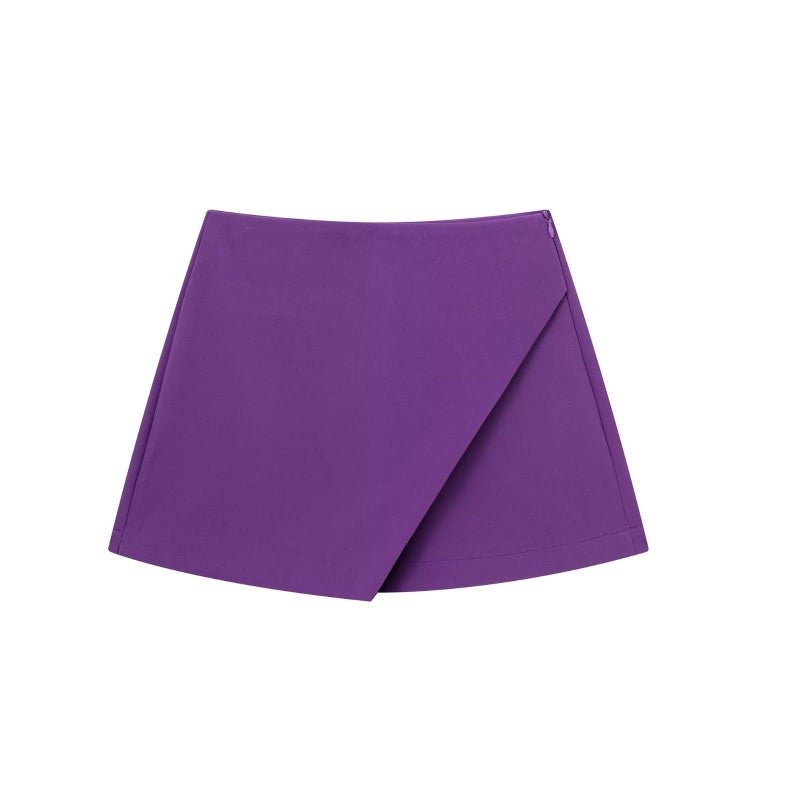 2023 Spring Casual Clothing Asymmetric Skirts A-Line Skirts Short Skirts Multicolor Skirts - Image 1