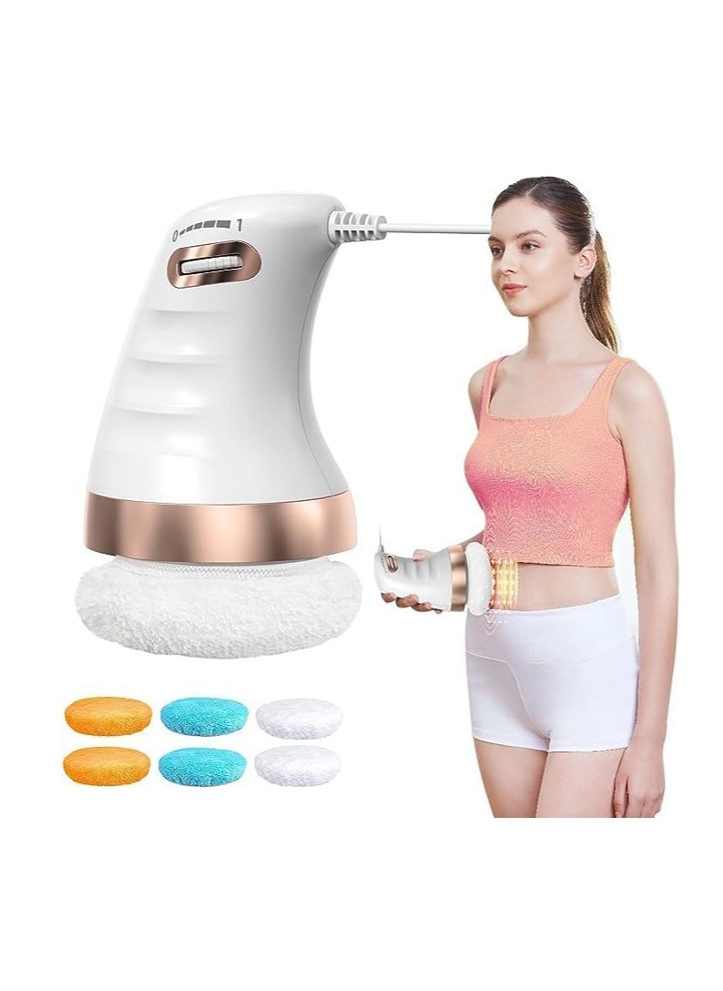 Arabest Electric Cellulite Massager-Body Contouring Massager with 6 Skin-Friendly Pads, Handheld Body Massager for Toning The Abdomen, Legs, arms and Thighs  - Image 1