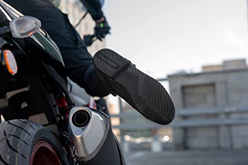 SHIMA Edge Vented Motorcycle Riding Shoes Men Ventilated Leather Boots Summer Suede ATOP Street Sport Stealth Moto Footwear Bikers Powersports Motorbike Ankle Protector (Mens Vent, Fluo, US 8.5) - Image 2