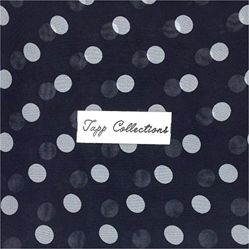 Tapp Collections Fashionable Polka Dots Soft Chiffon Scarf - Red - Image 2