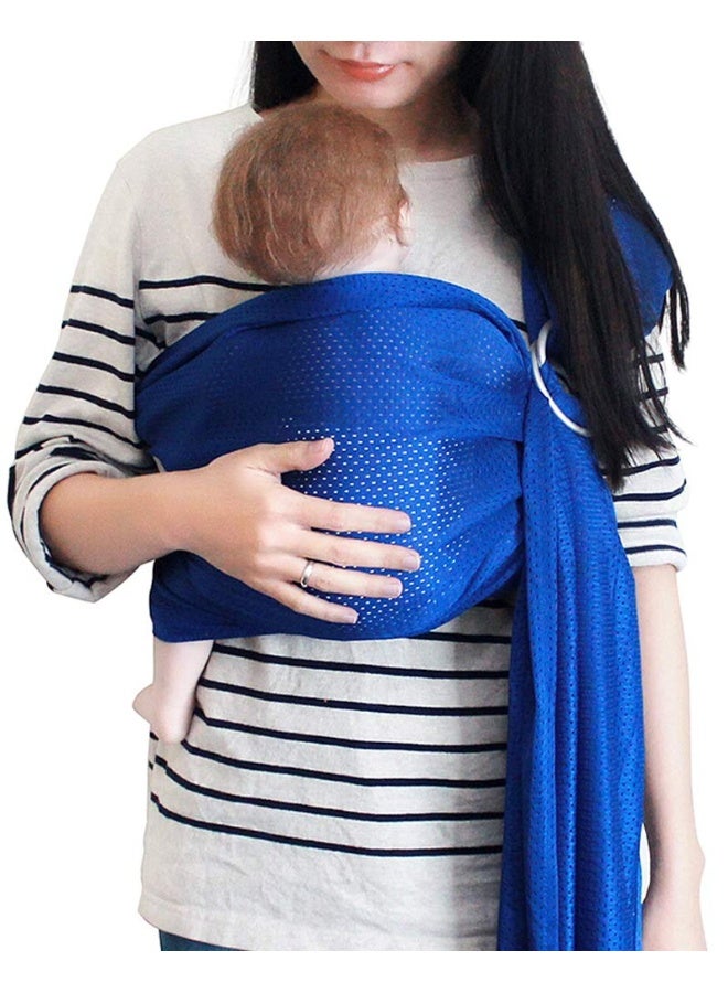 Vlokup Baby Water Ring Sling Carrier | Lightweight Breathable Mesh Baby Wrap for Infant, Newborn, Kids and Toddlers | Perfect for Summer, Swimming, Pool, Beach | Great for Dad Too Royal Blue - Image 1