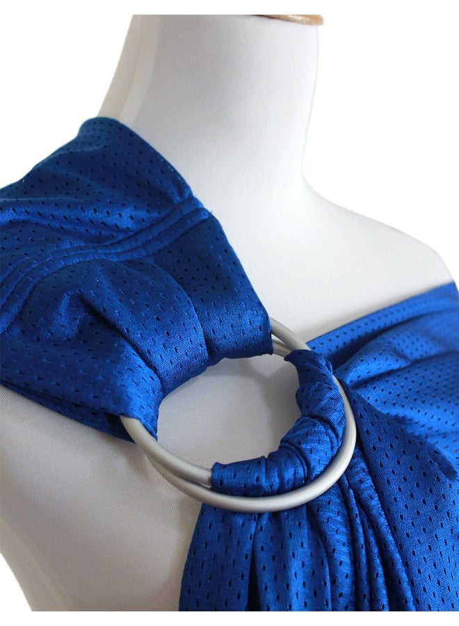 Vlokup Baby Water Ring Sling Carrier | Lightweight Breathable Mesh Baby Wrap for Infant, Newborn, Kids and Toddlers | Perfect for Summer, Swimming, Pool, Beach | Great for Dad Too Royal Blue - Image 5