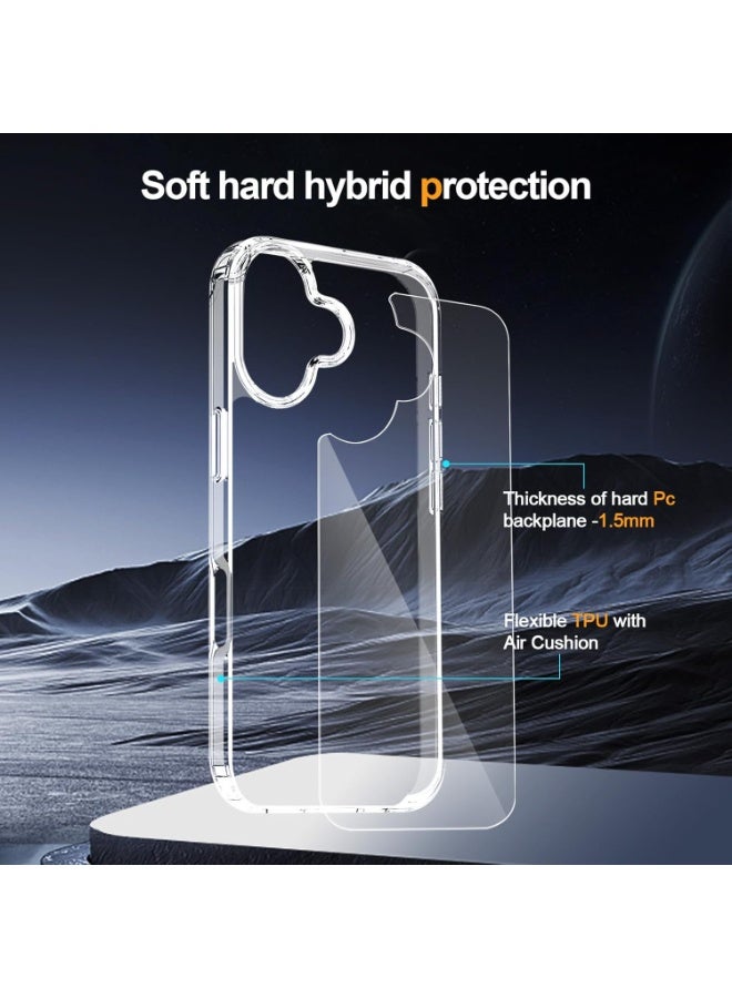 Denx Clear Magnetic Case for iPhone 17, Compatible iphone 17 with, Translucent Back  Shockproof Phone Cover. - Image 3