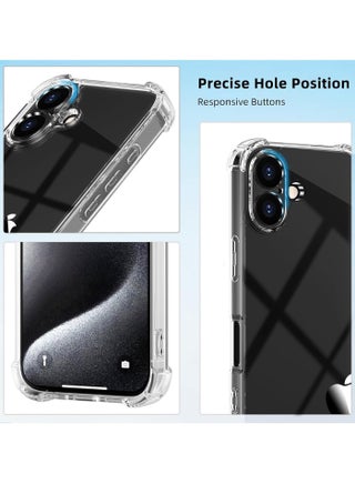 Clear Case for iPhone 17, Compatible iphone 17 with, Translucent Back  Shockproof Phone Cover. - view 2