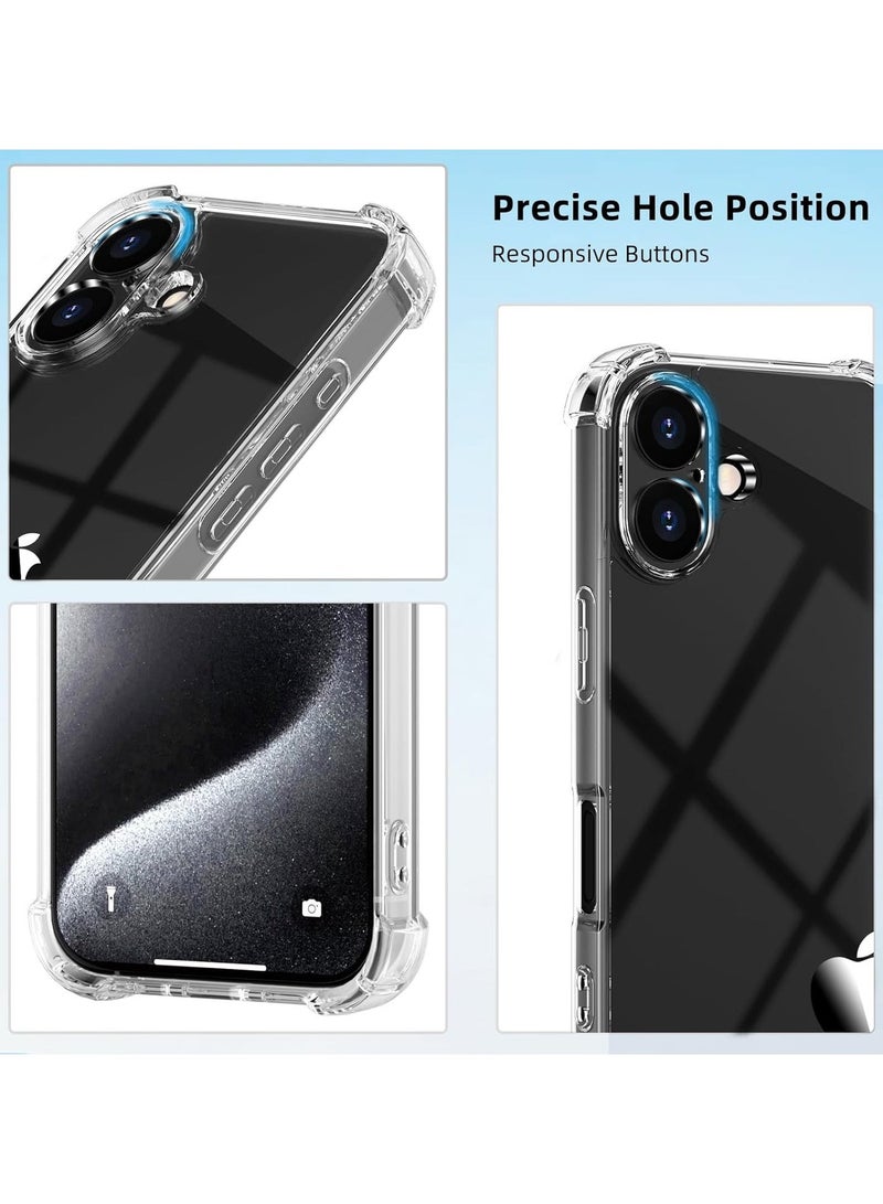 أكاليكس جراب مغناطيسي شفاف لهاتف iPhone 17، متوافق مع iPhone 17، غطاء هاتف شفاف مقاوم للصدمات. - Image 2