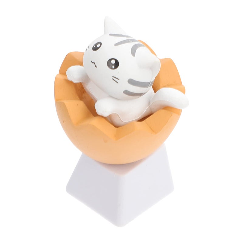 Cute Cat Shape Mechanical Keyboard Keycaps PBT Material Easy Installation For Custom Setup - Image 2