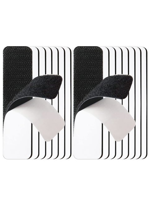 15 Sets 1x4 inch Strips with AdhesiveHeavy Duty Hook and Loop TapeCarpet TapeRug TapeStrength BackingFixing Installing TapeWall Hanging No PerforationFabricCouchIndustrialOfficeHousehold
