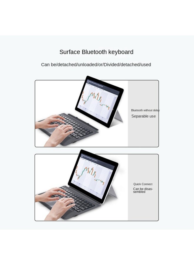UOGIC Bluetooth Keyboard Compatible With Surface Pro 7/6/5/4/3 Go Wireless Backlit Tablet Protection - Image 3