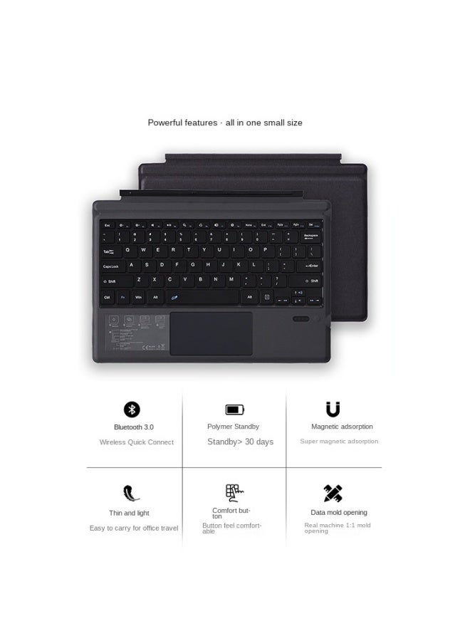 UOGIC Bluetooth Keyboard Compatible With Surface Pro 7/6/5/4/3 Go Wireless Backlit Tablet Protection - Image 2