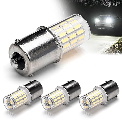 Ziomitus BA15S 1156 1141 1003 7506 1383 P21W Led Bulbs for Backup Reverse Brake Tail LightDaytime Running StopTurn SignalParking RV Interior Camper Trailer Boat Trunk Light830VWhite4Pack - Image 1