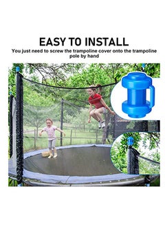 SYOSI 12 Pcs Summer 0.98Inches Diameter Trampoline Pole Caps Enclosure Pole Caps Trampoline Replacement Enclosure Poles For Net Hook Safety Accessories  - Image 3