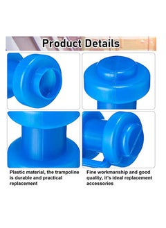 SYOSI 12 Pcs Summer 0.98Inches Diameter Trampoline Pole Caps Enclosure Pole Caps Trampoline Replacement Enclosure Poles For Net Hook Safety Accessories  - Image 5