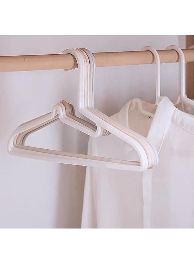 Plastic Cloth Hanger Assorted Colors- 5 PCS - Image 2