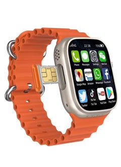 Modio 4G Ultra max android smart watch HD 2.2 inch full touch screen with 3 set strap and wireless charger for men's and boy's