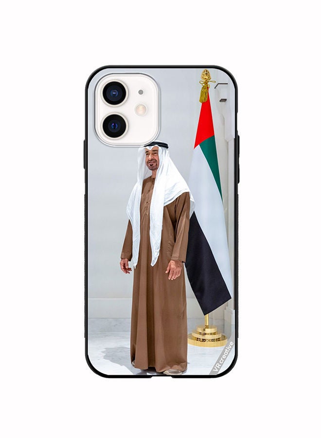 VR CREATIVE Protective Case Cover For Apple iPhone 12 mini Sheikh Mohamed Bin Zayed Al Nahyan Design Multicolour - Image 1