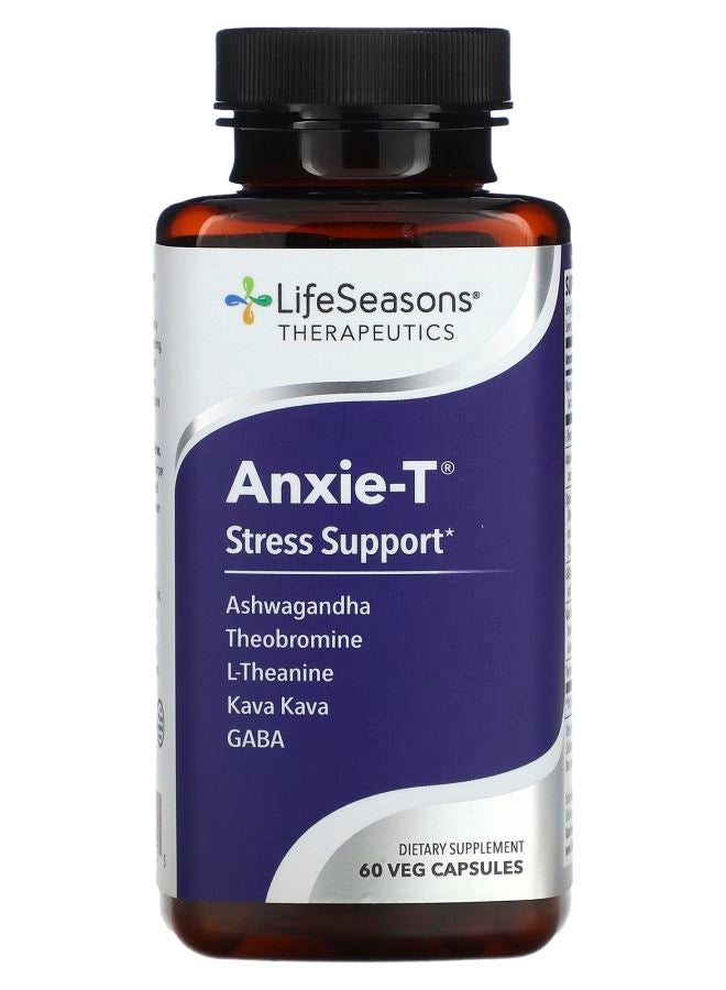 LifeSeasons Anxie-T Stress Support 60 Veg Capsules