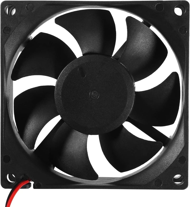 AITIAO 4PCS 8025 Dual Ball Bearing Quiet Computer Case Fan 12V DC 80mm 80mm 25mm High Speed Muffin Cooling Fans for 3D Printer Computer Case Fan CPU Coolers DIY Cooling Ventilation Projects - Image 4