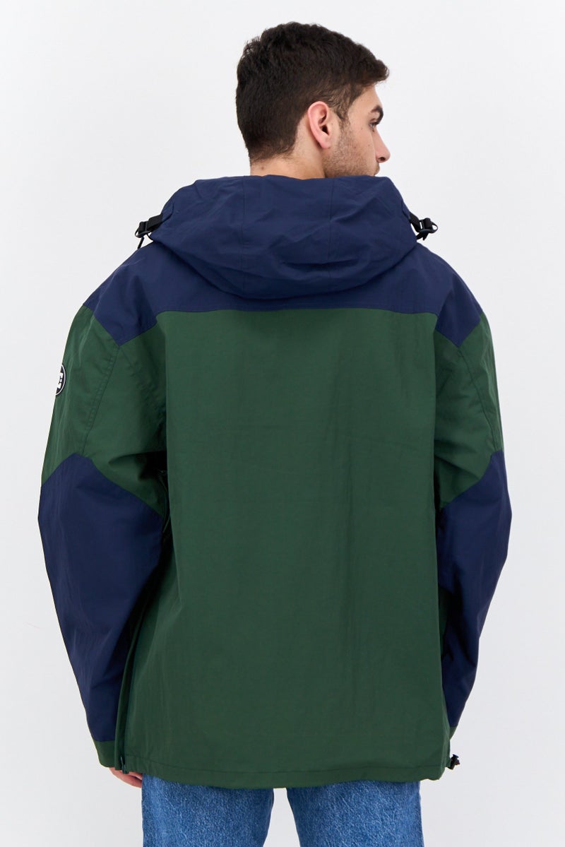 DC Men Colorblock Hooded Jacket, Navy - Image 3