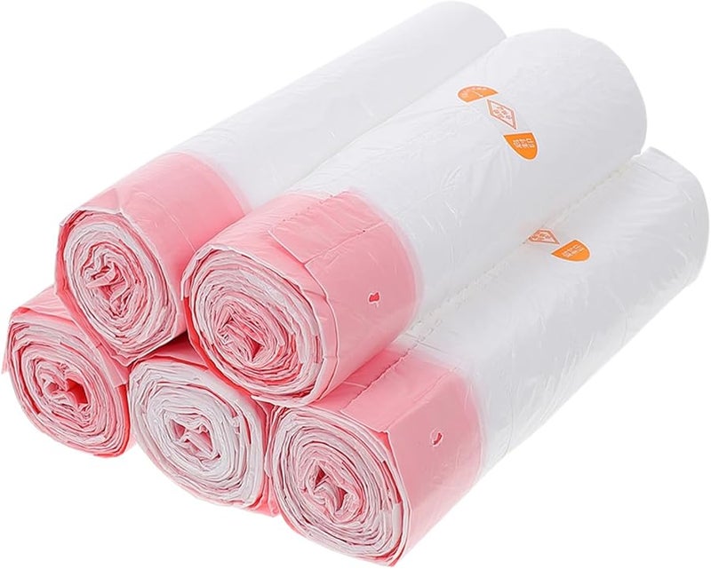 75 Pcs Thickened Leakproof Drawstring Trash Bags Biodegradable for Kitchen Bathroom Home Office - Image 2