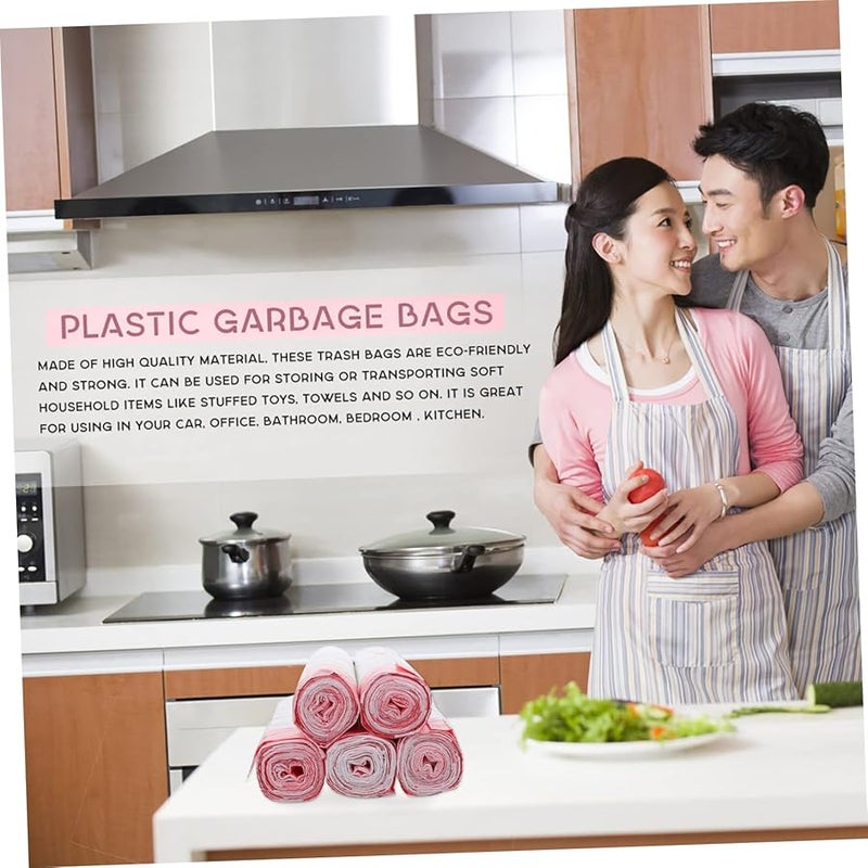 75 Pcs Thickened Leakproof Drawstring Trash Bags Biodegradable for Kitchen Bathroom Home Office - Image 4