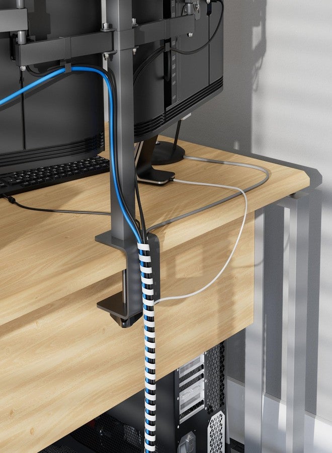 D-Line CTW2.5W - Cable Tidy Wrap 2.5m x 10-40mm dia. White - Image 2