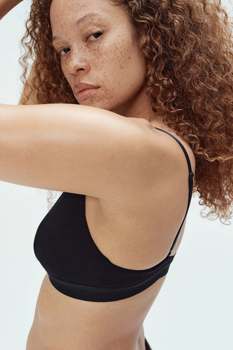 اتش اند ام حمالات صدر قطنية ناعمة عبوتين