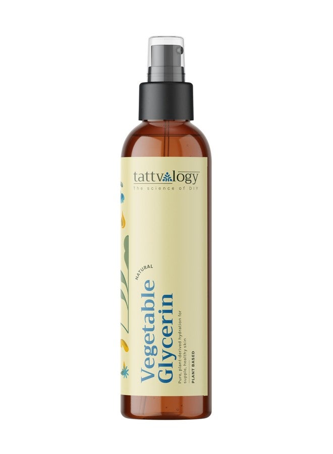 Tattvalogy Natural Vegetable Glycerin - Plant-Based Humectant for Deep Hydration, Moisture Lock for Skin & Hair, Essential for Natural Beauty Routines | 200ml - Image 1