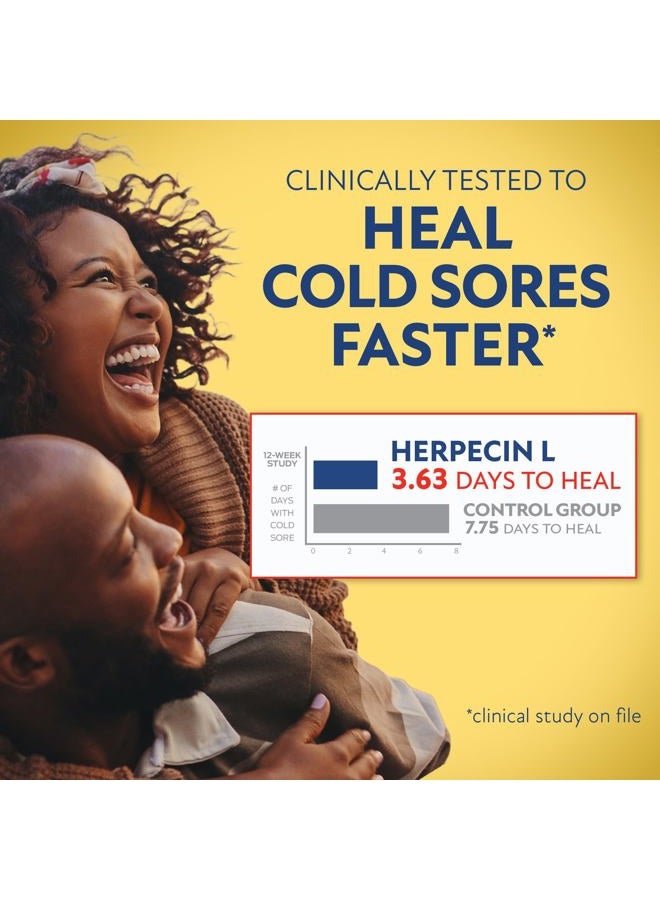 Herpecin L Lip Balm Stick 30 SPF 0.1 Ounce Tube Cold Sore Sun & Fever Blisters and Chapped Lips Relief Lip Balm with SPF30 and Lysine - Image 3