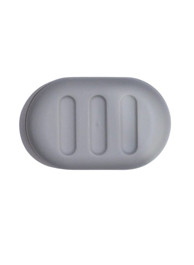 Happy Home Set of 5pcs Toiletries bag with toothbrush holder, comb, sponge and soap holder - Image 5