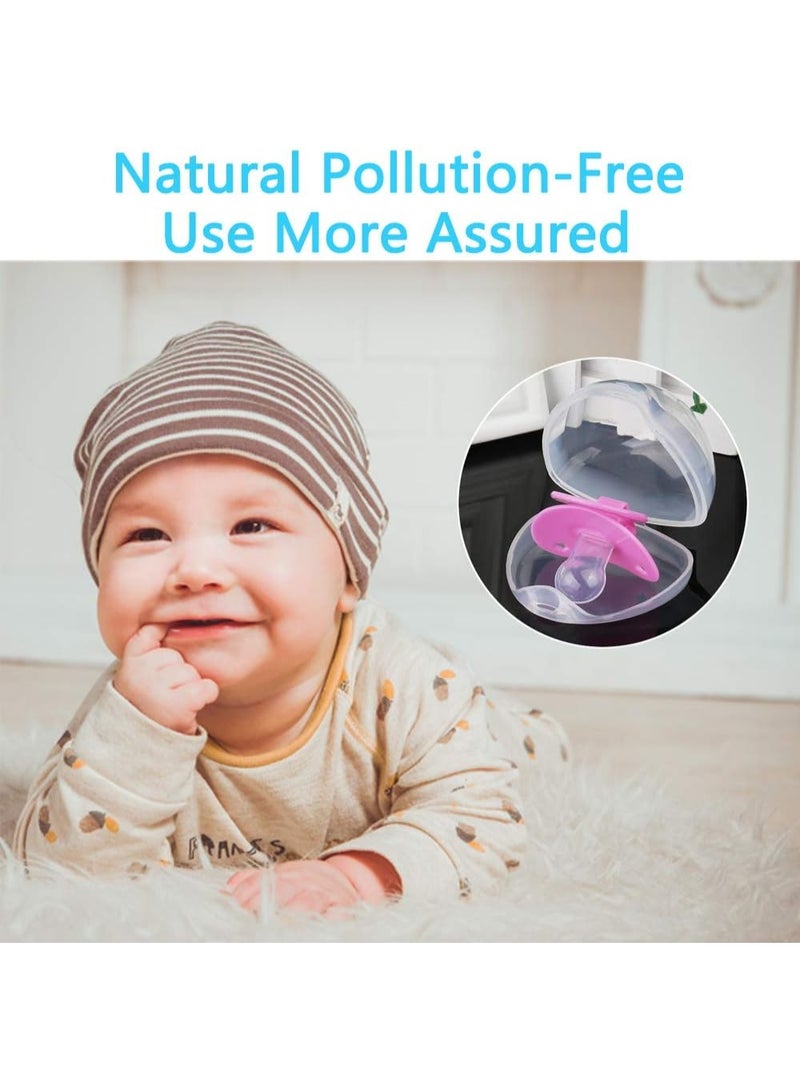 Pacifier Case,Pacifier Holder, Pacifier Box for Travel, BPA Free, 2 Pack - Image 4